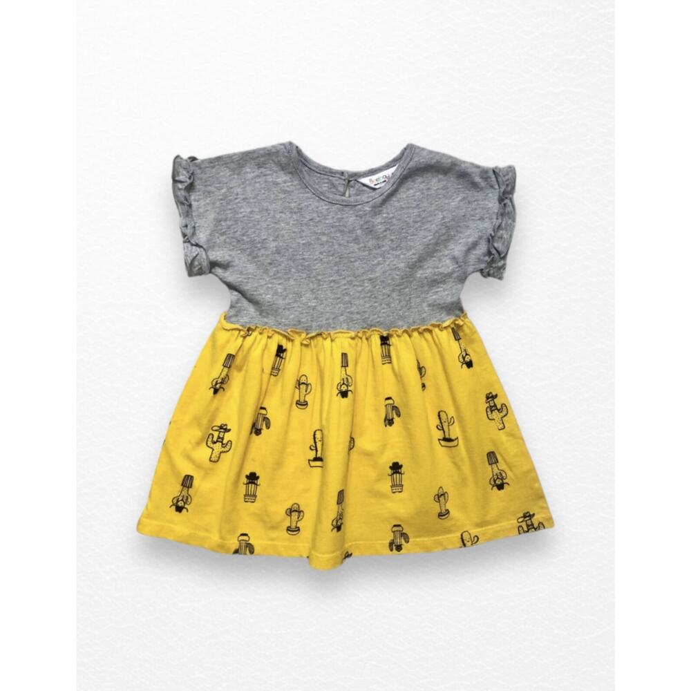 NEW Cactus Ruffle A-line Dress, 6-9 Months